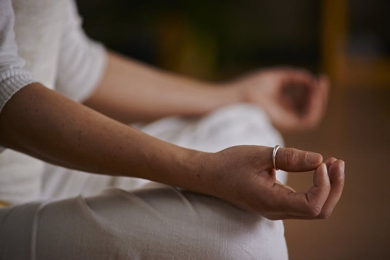 Outdoor meditation practice